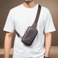 Men’s Genuine Leather Chest Crossbody Bag