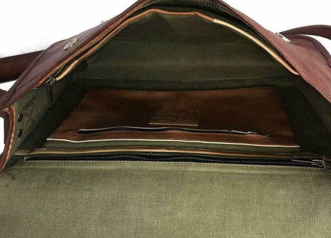 WanderWrap Leather Crossbody Bag