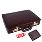 Leather Brown Briefcase Attaché Office Bag