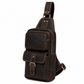 Handmade Full-Grain Leather Crossbody Bag with Adjustable Strap