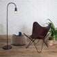 Brown Leather Butterfly Chair Relaxing Chair