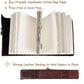 Embossed Leather Dragon with Stone Journal 