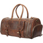 Full Grain Leather Gym Duffle Travel Bag 