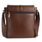 Genuine Leather Laptop Messenger Flap Bag