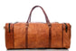 Genuine Leather Overnight Weekender Luggage Duffle Bag