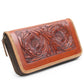 Genuine Leather Women's Tooled Clutch