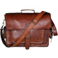 Handmade Leather Briefcase Satchel Bag