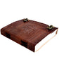 Handmade Leather Leaf Journal Notebook 
