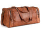 Handmade Leather Travel Duffle Bag Vintage Brown 