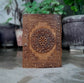 Handmade Leather Wolf Embossed Journal