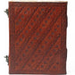 Handmade Vintage Brown Diary Three Stone Blue 