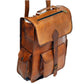 Leather Backpack Men Women