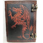 Leather Dragon Double Lock Journal 