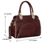 Leather Handbag Shoulder Tote Purse Cross body Bag