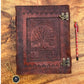 Leather Journal  Embossed Tree of Life Diary