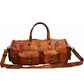 Leather Luggage Weekender Duffle Bag Gym Bag