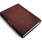 Leather Semi-Precious Stone With Bound Journal