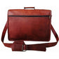 Leather Shoulder Briefcase Messenger Bag
