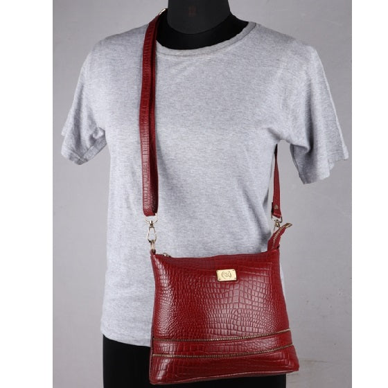 Leather Tote Sling Bag for Women