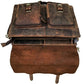 Retro Buffalo Hunter Leather Messenger Bag