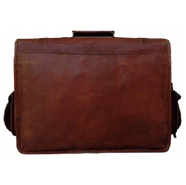 Vintage Leather Briefcase Sling Bag