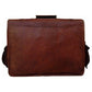 Vintage Leather Briefcase Sling Bag