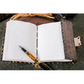 Vintage Leather Center Blue Stone Journal