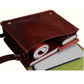 Vintage Leather Messenger Shoulder Bag