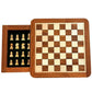 Wooden Magnetic Chess Set With Drawers